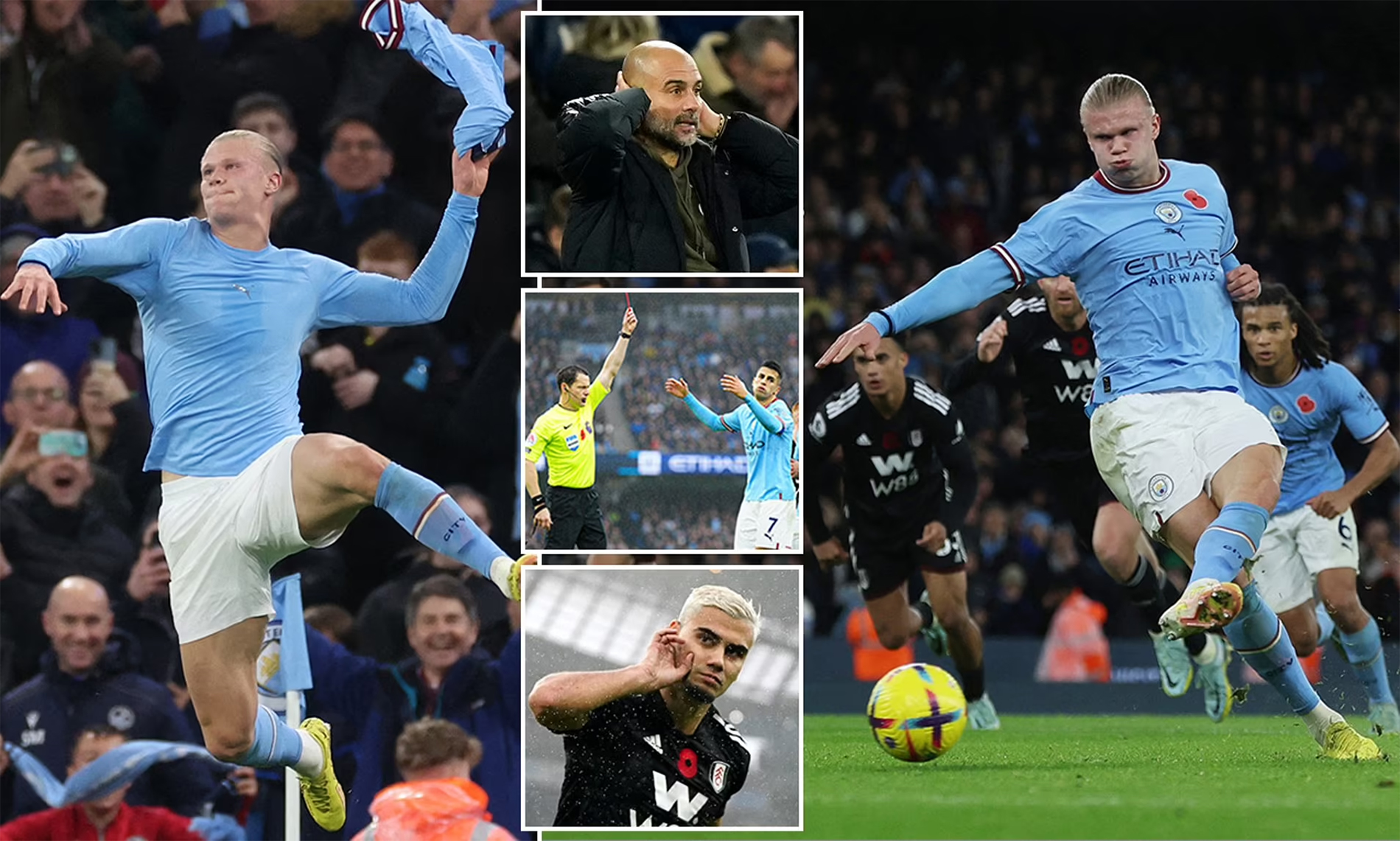 Thắng kịch tính Fulham, Man City lên ngôi đầu Ngoại hạng Anh

